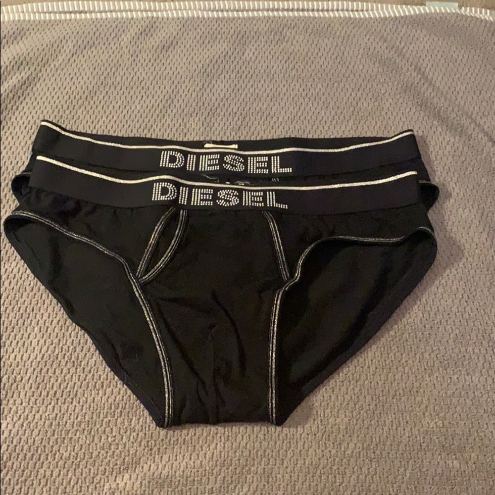 2 pairs Diesel briefs new without tags